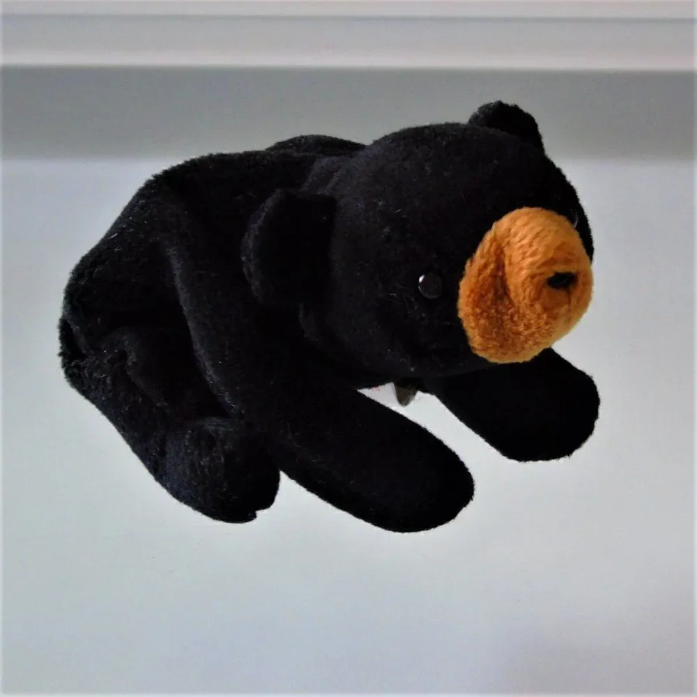 Ty Beanie Baby Blackie The Bear 1993